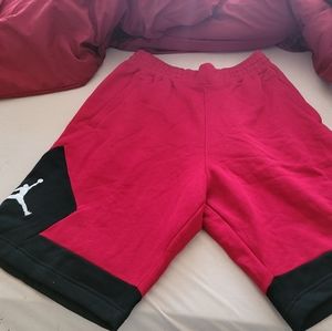 Jordan Men Varsity Fleece Shorts Red